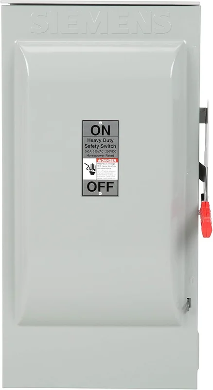 200A 240VAC 200KAIC Fusible Heavy Duty Safety Switch HF324NR