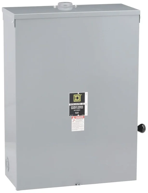 200A 240VAC 250VDC 200KA General Duty Steel Safety Switch DTU324NRB