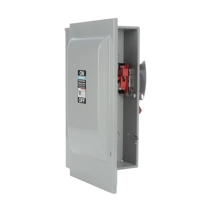 200A 240VAC 250VDC 3 Wire Fusible General Duty Safety Switch GNF324