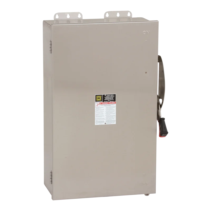 200A 240VAC 250VDC Fusible Heavy Duty Safety Switch H324DS