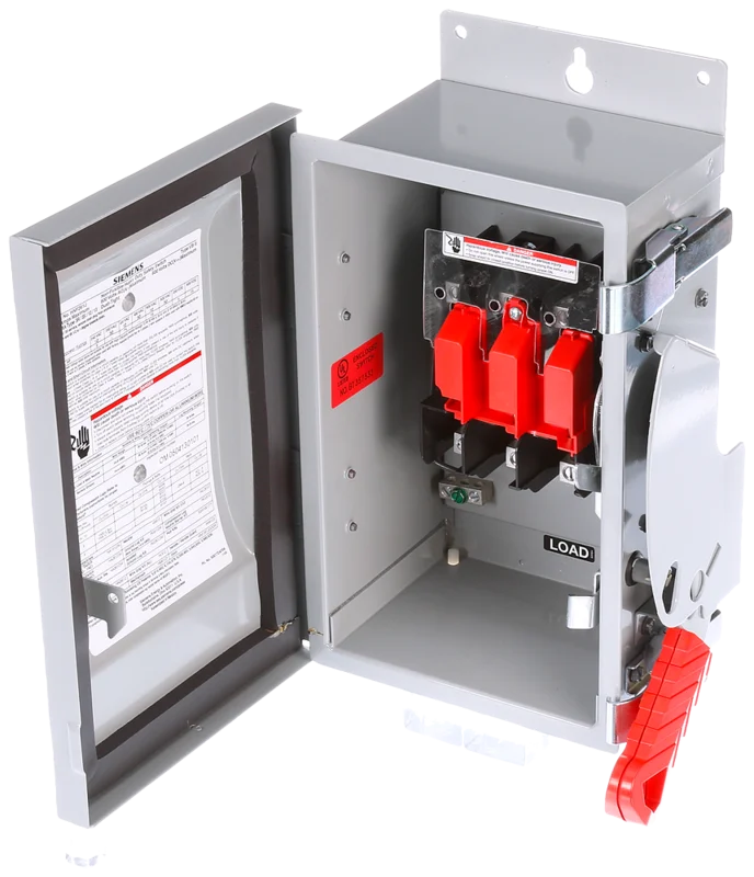 200A 600V 200KA 3 Phase Steel Heavy Duty Safety Switch HNF364J