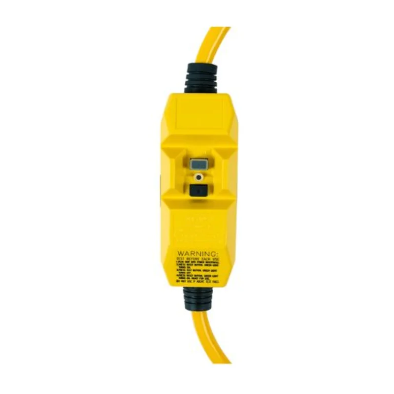 20A 120V Gauge SJTW GFCI Cord Set Yellow 25080011-6 (Pack of 6)