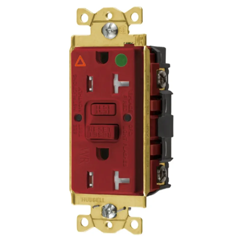 20A 125V 2 Pole 3 Wire Grounding Commercial Hospital Grade Tamper and Weather Resistant GFCI Receptacle GFTWRST83RIG