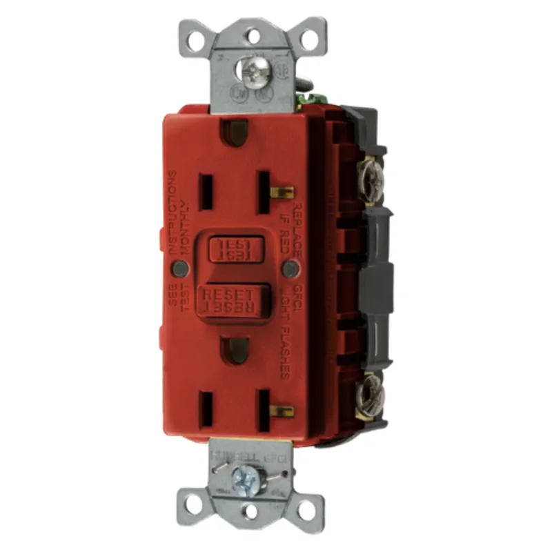 20A 125V 2 Pole 3 Wire Grounding Power Protection Products Straight Blade Devices GFCI Receptacle GFRST20RU
