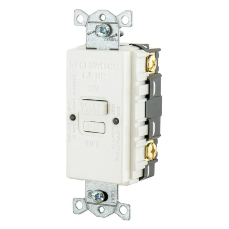 20A 125V High Performance Power Protection Products with Blank Face GFCI Receptacles GFBFHP20W