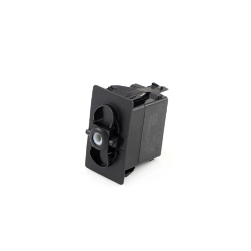 20A 12VDC DPDT On-Off-On Unlit Rocker Switch VJD2S00B-00000-000