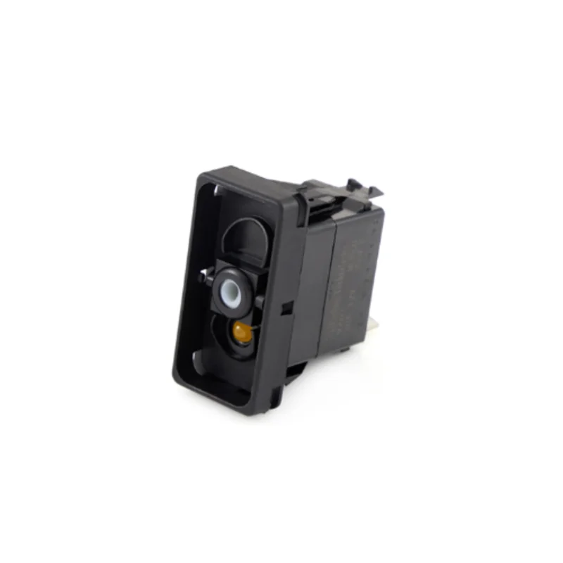 20A 12VDC SPST Amber LED Illuminated Rocker Switch V4D2AN0B-00000-000