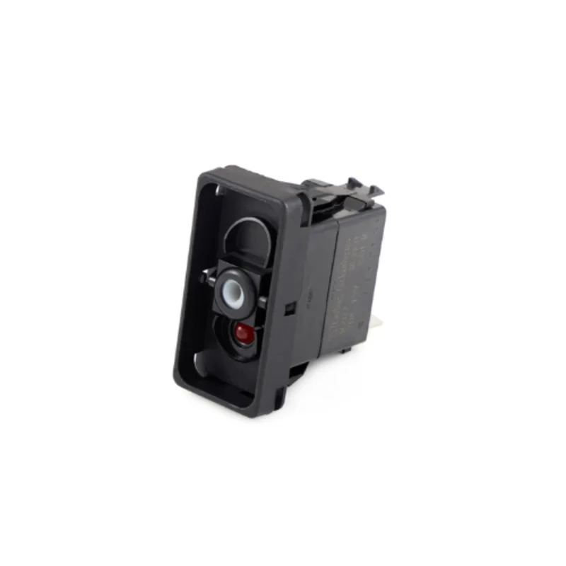 20A 12VDC SPST NO Red LED Illuminated Rocker Switch V2D2AT01-00000-000