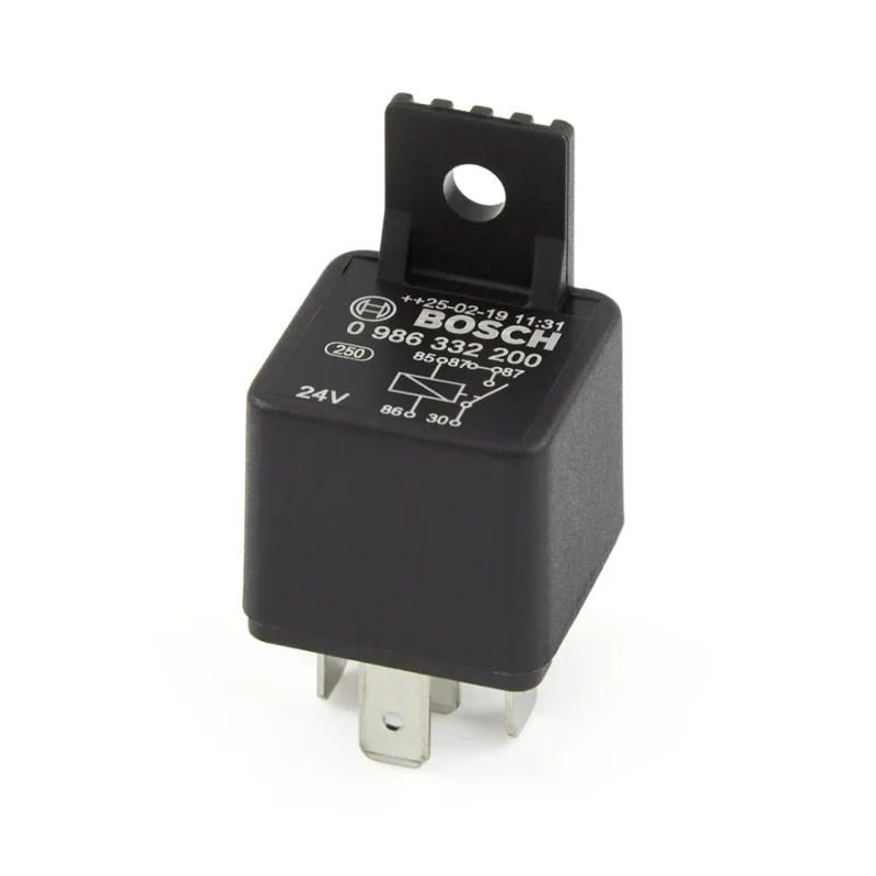 20A 24VDC Mini Relay with Dual Contacts and Plastic Bracket 0 332 019 203 441