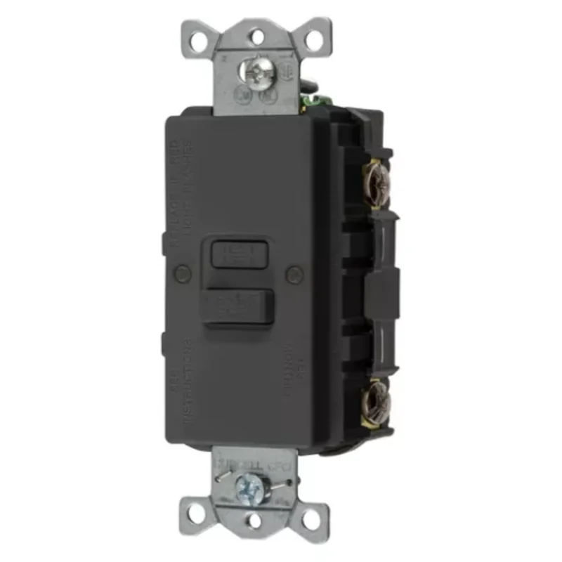 20A Generator Grade Blank Face Heavy Duty Commercial Test GFCI Receptacle GFBFST20BK56G