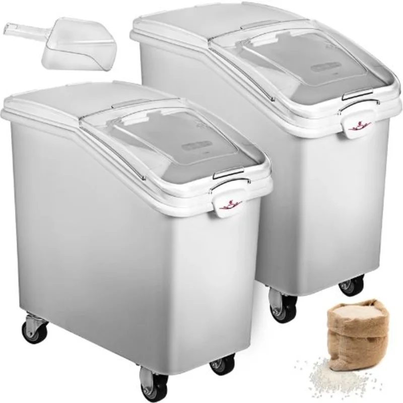 21 Gal X 2 Ingredient Storage Container For Kitchen F21-2X (Pack of 2)