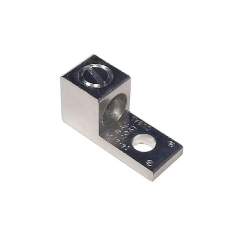 214 AWG Reusable Single Hole Aluminum Cable Termination Lug Bulk Box 90714B (Pack of 1500)