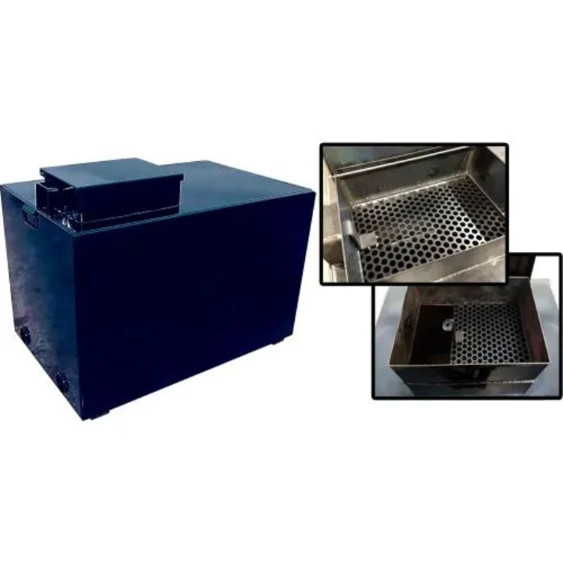 215 Gallon Capacity 12 Gauge Steel Enclosed Grease Tank Onken Locking Screen GBT215