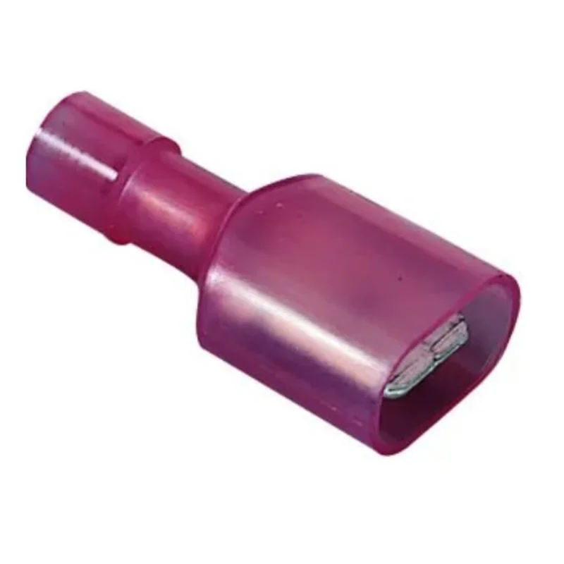 22 to 18 AWG Fully Insulated Vinyl Male Disconnect Terminal Red 83-9911 (Pack of 25)
