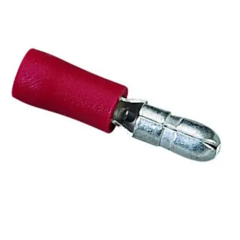 22 to 18 AWG Insulated Vinyl Bullet Disconnect Red 83-8001 (Pack of 25)