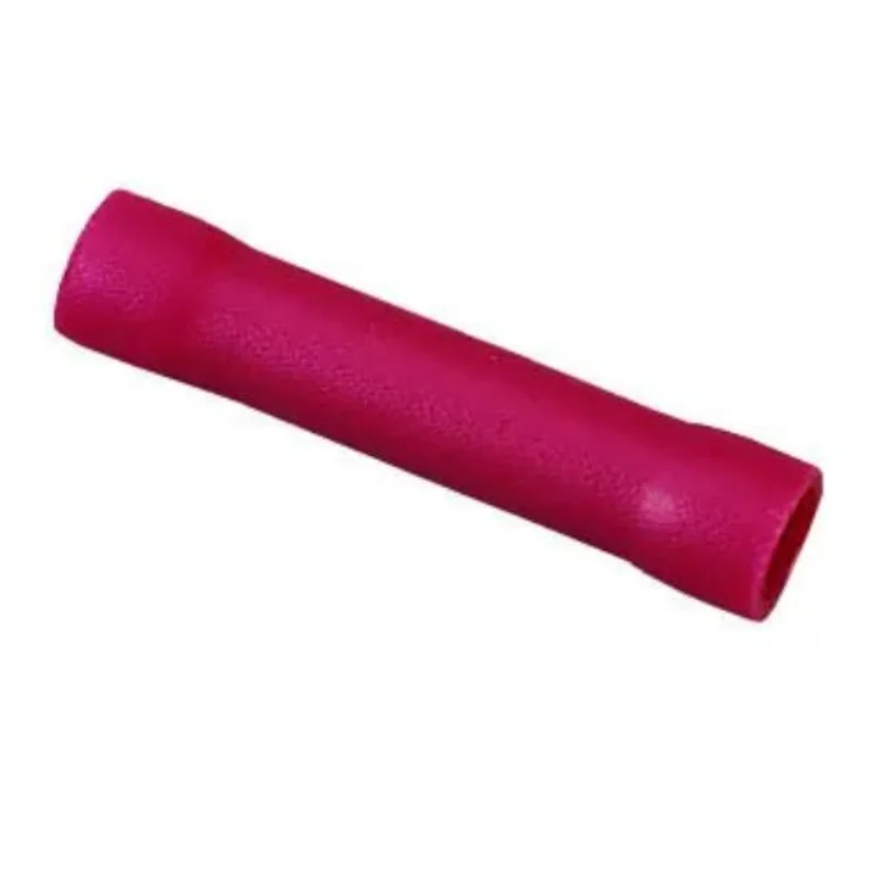 22 to 18 AWG Insulated Vinyl Butt Splice Shouldered Barrel Red 83-9281 (Pack of 25)