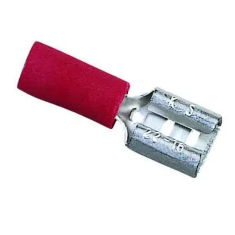 22 to 18 AWG Insulated Vinyl Female Disconnect Terminal 83-9541 (Pack of 25)