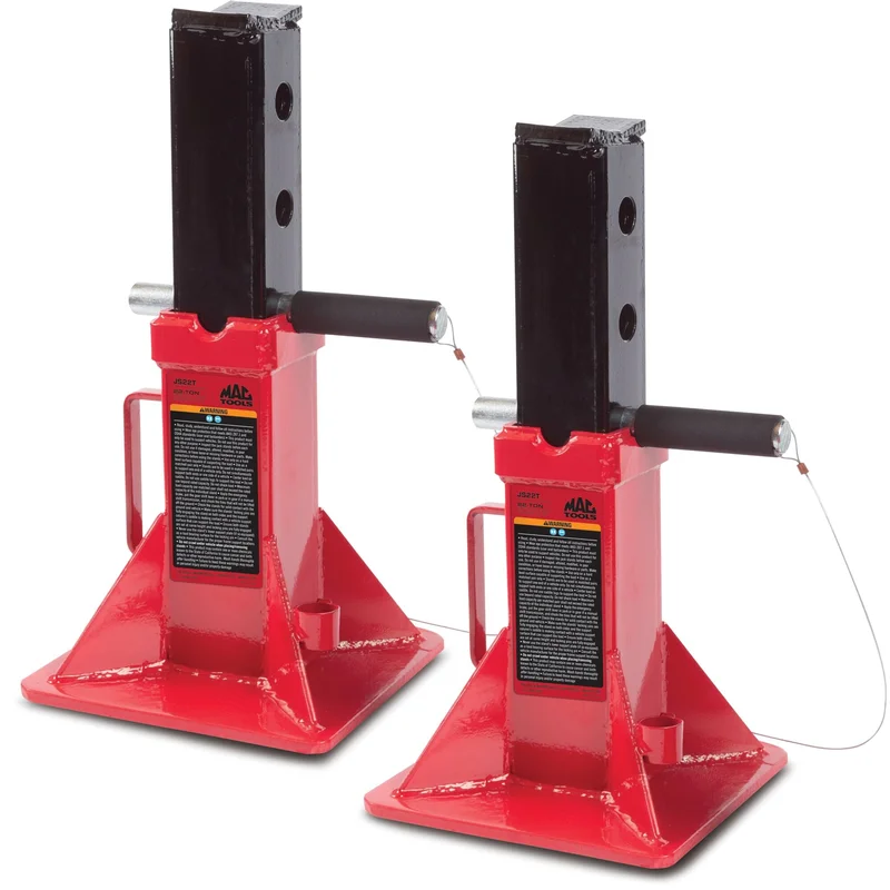 22-Ton Heavy-Duty Jack Stand Set