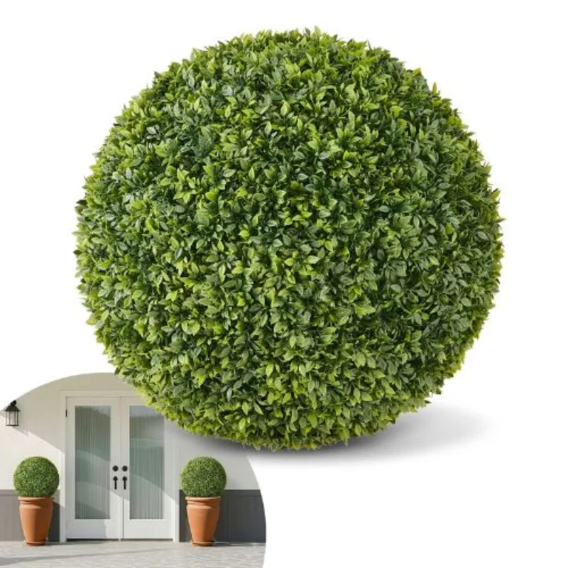 23 In Artificial Topiary Ball Tree Look Real for Balcony and Indoor Home