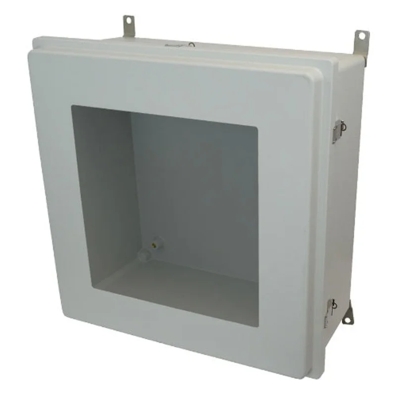 24 Inch Height Control Series Fiberglass Enclosure with Windows AM24240RLW