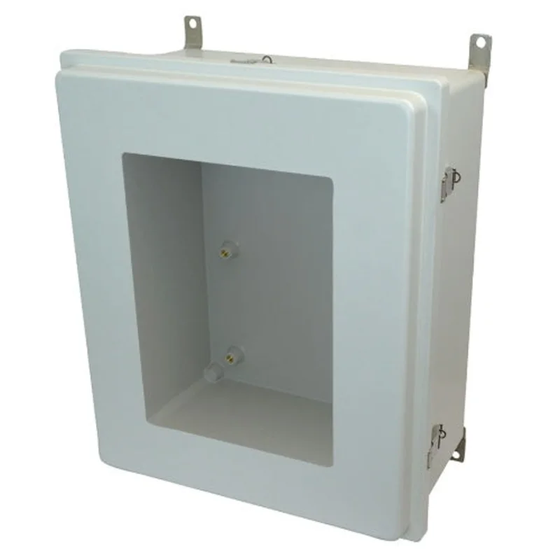 24 Inch Height Raised Lockable Snap Latch Hinged Cover AM24200RLW