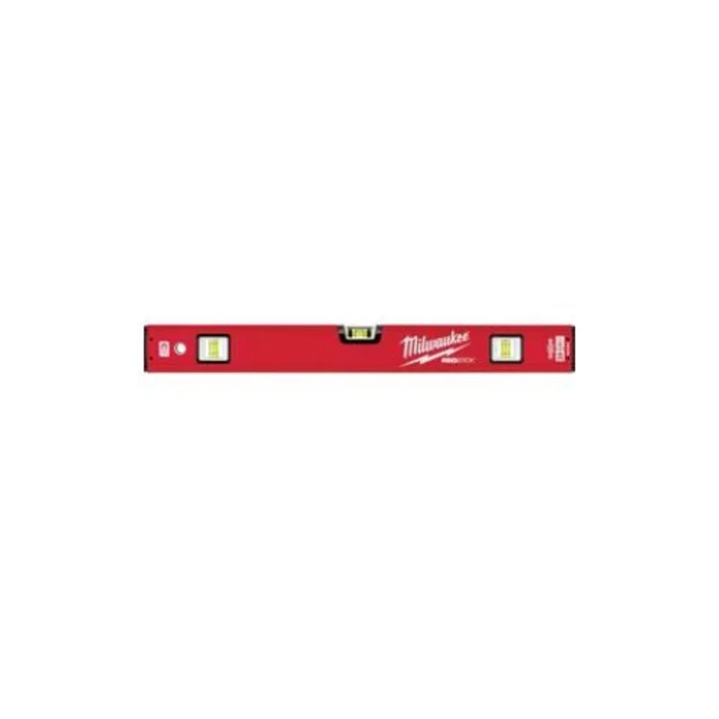 24 Inch Magnetic Construction Box Beam Level Red MLBXM24