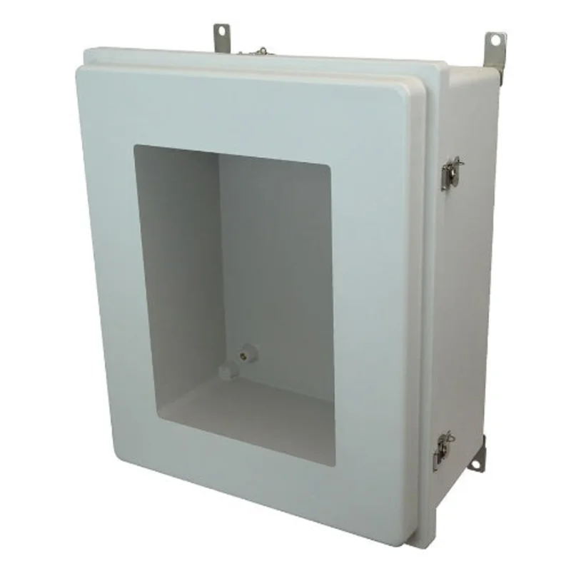 24 Inch Raised Lockable Twist Latch Non Metallic Enclosure AM24200RTW