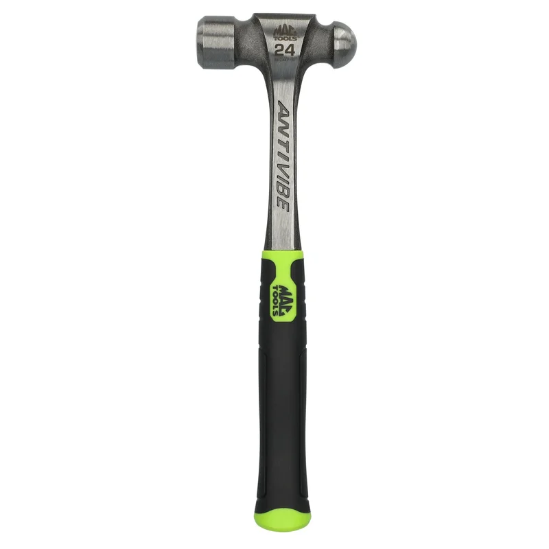 24 oz. Anti-Vibe Ball Peen Hammer - Hi-Vis Green