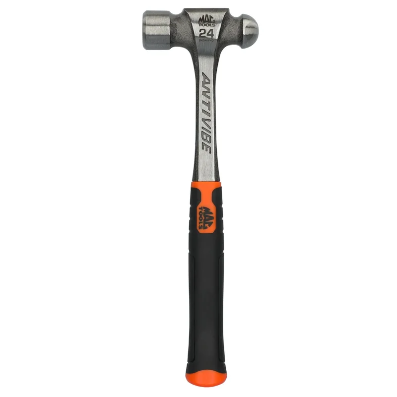24 oz. Anti-Vibe Ball Peen Hammer - Hi-Vis Orange