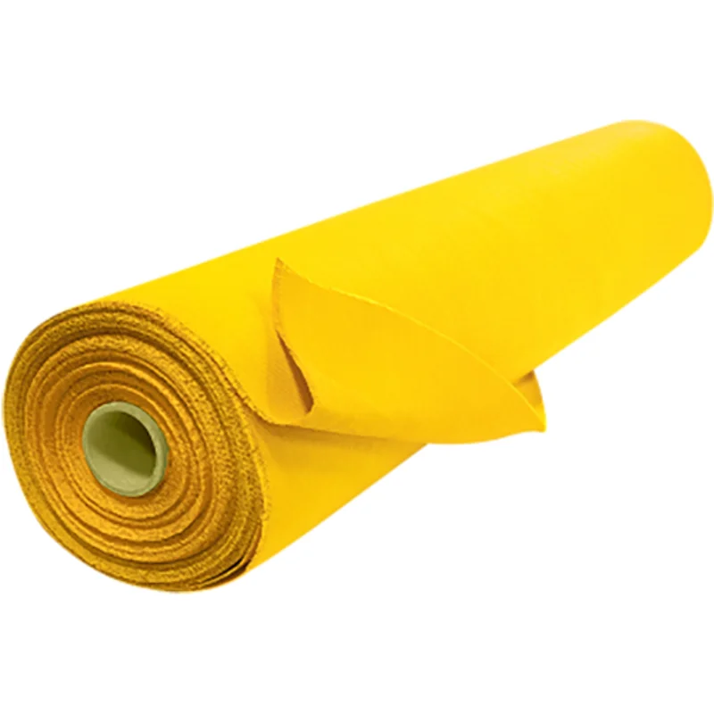 24Oz Neoprene/Acrylic Coated Fiberglass Welding Fabric Roll 40" x 50 Yards 1000F Resistant Yellow