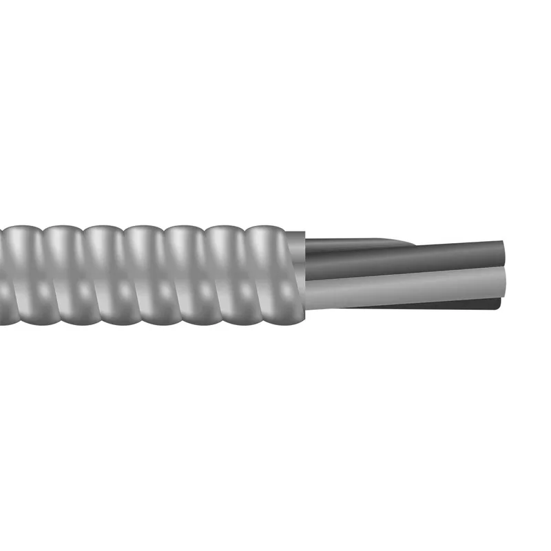 250' 10/3 Solid Metal Clad MC Copper Conductor W/G 600V Aluminum Armored Cable