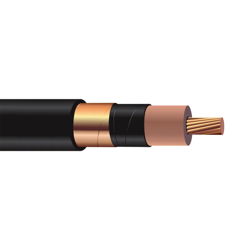 250' 1000 Type UL MV105 Single Conductor Shielded EPR Insulation PVC Jacket Copper Power Cable 24kV / 35kV