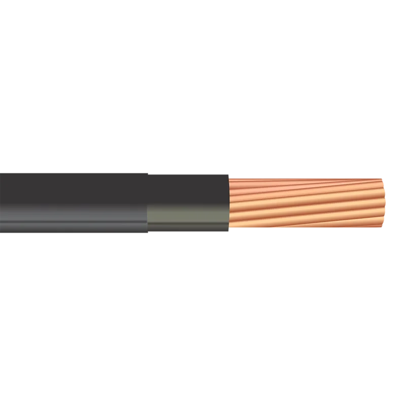 2500' 1 AWG THHN THWN-2 Stranded Copper Building Wire Black