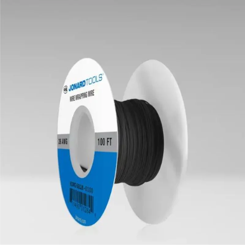 26 AWG Kynar Black Wire CSW Low Strip Force KSW26BLK-0100 (200 FT)