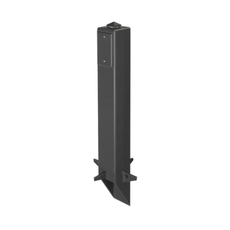 26 Inch Low Profile Outdoor Garden Post Support For Light Fixtures And Devices GP26B
