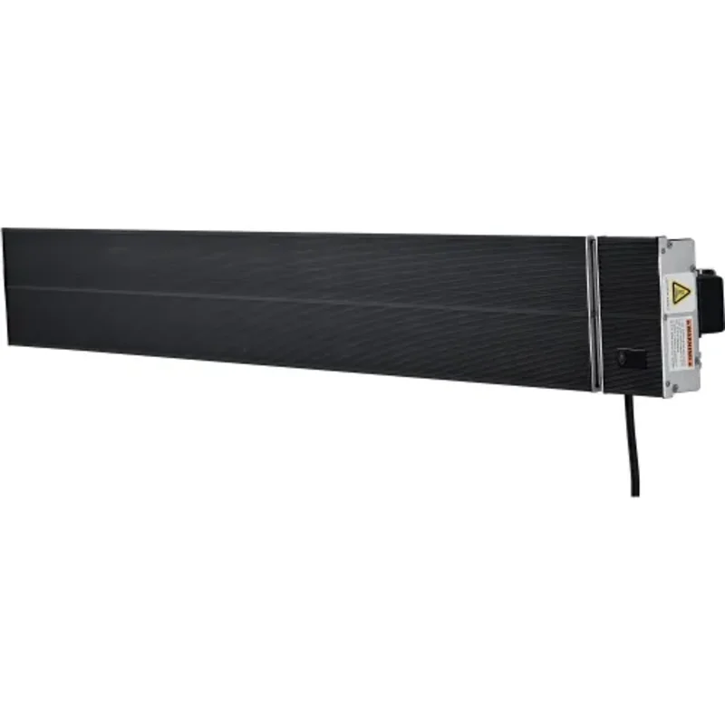 2600W Infrared Patio Heater w/Remote Wall or Ceiling Mount Black Panel WB246719