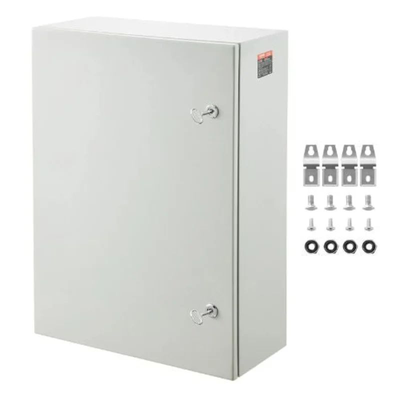 27.6 x 19.7 x 9.8 in Electrical Steel Enclosure Cold Rolled Wall Mounted Box SPT-705025