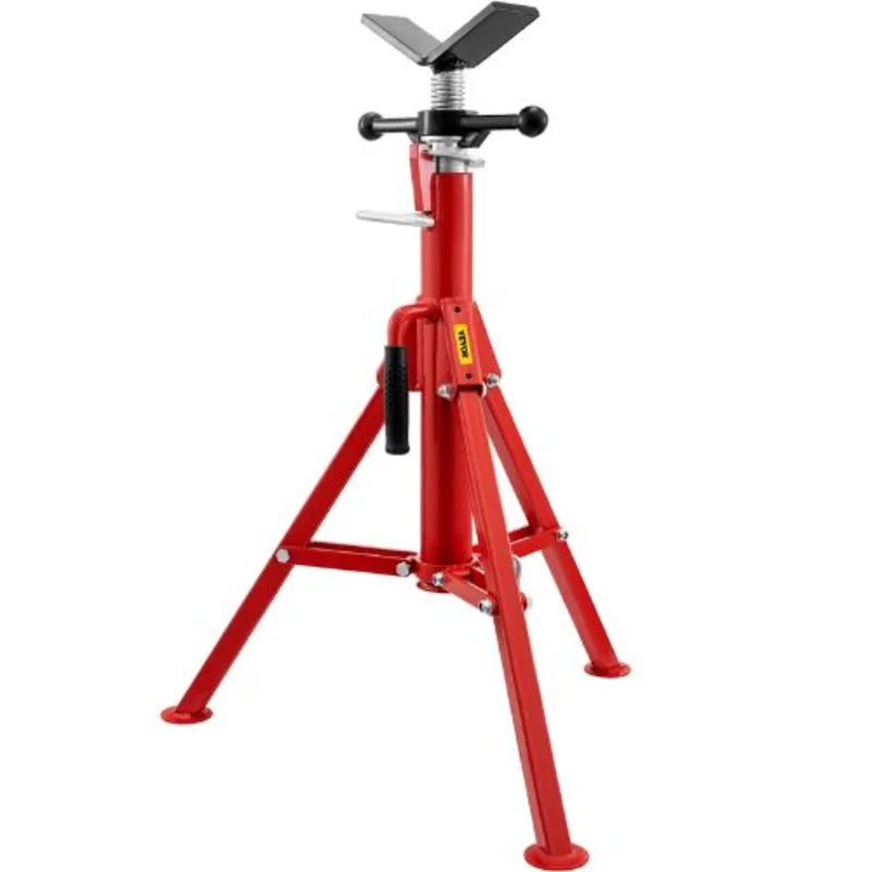 28 - 52 In V Head Pipe Stand Adjustable Height Pipe Jack Stands Folding for Pipe 1107S V