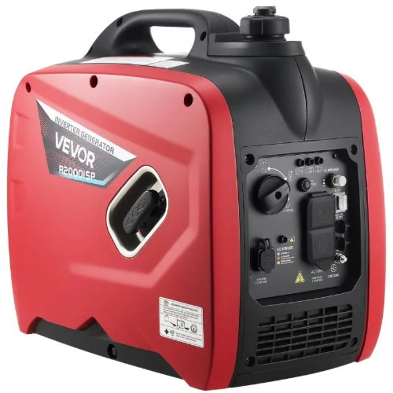 2900W Peak Watt Quiet Inverter Generator Portable Gas Powered for Home Use Compact with CO Sensor (Orange/Black)