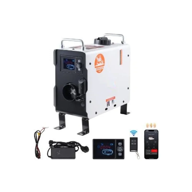 2KW All-in-One Portable Diesel Air Heater With Remote Control for Vehicles and Outdoors