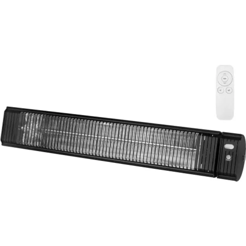 3.0KW 240V Carbon Series Infrared Heater With Remote Control Black Finish CF30240B