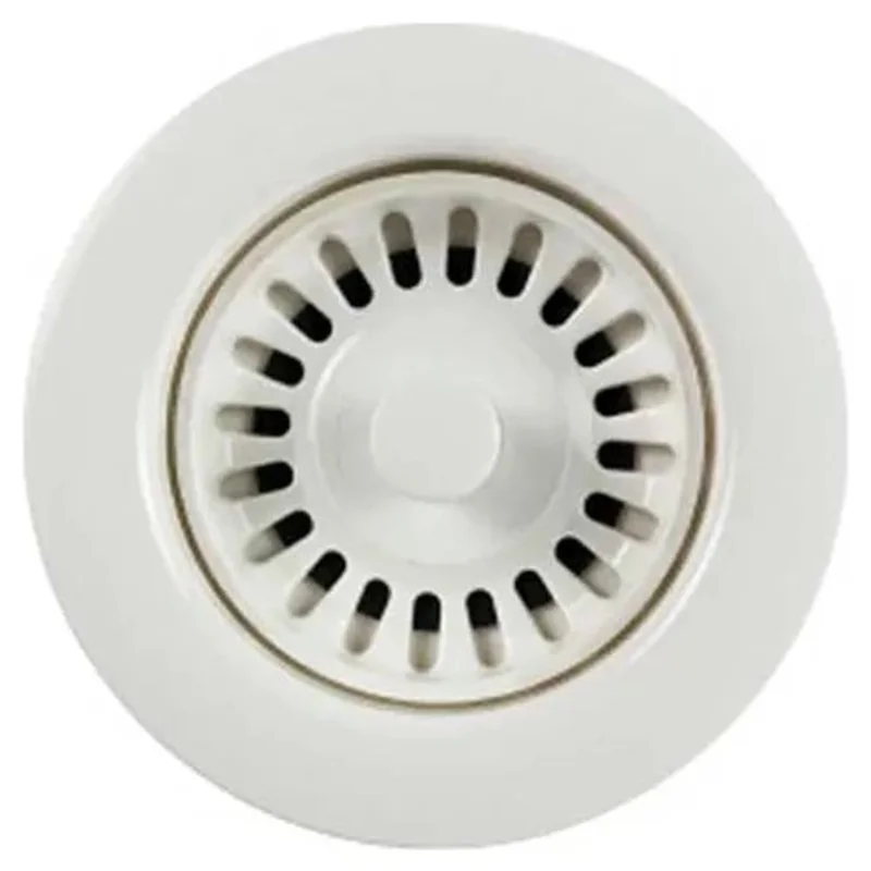 3-1/2" White Basket Strainer Houzer 190-9261