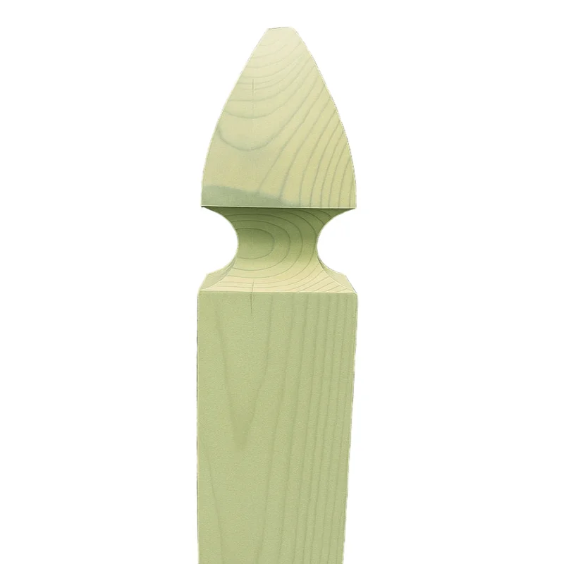3-1/2" x 5-1/2" x 8' Green Treated Post (French Gothic)