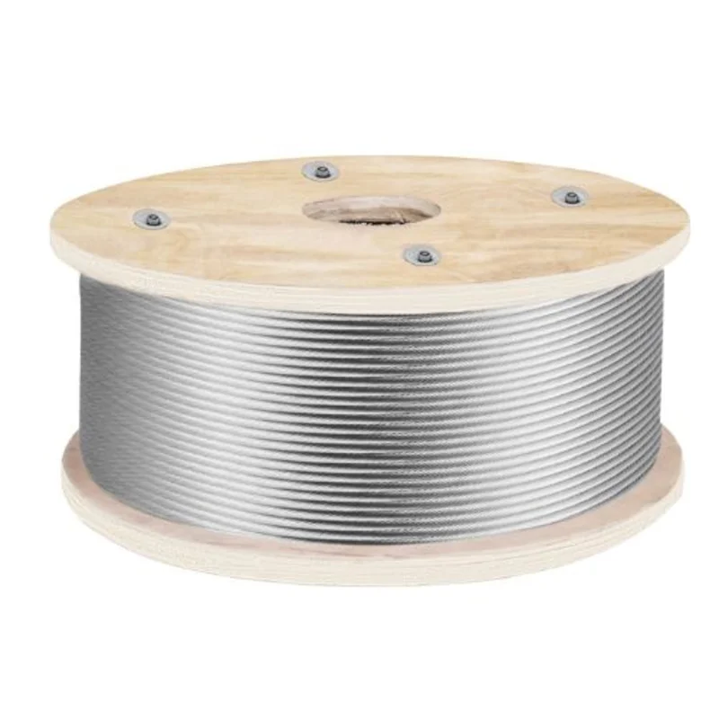 3/16 Inch 1x19 Strand 316 Stainless Steel Braided Aircraft Cable 500FT