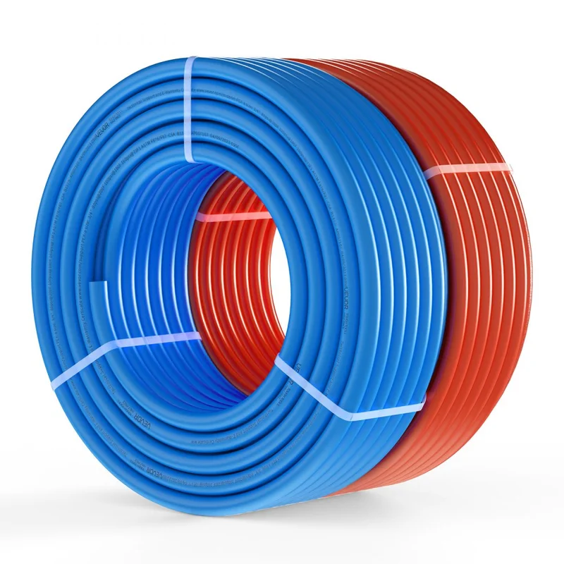 3/4" 2 x 100ft PEX Tubing Barrier 2 Rolls Radiant Floor Blue Orange Heat Pipe P128-13-100RB
