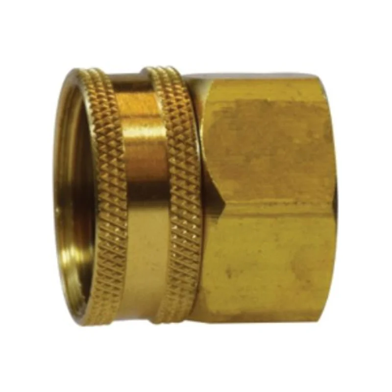 3/4 in FGH 1/2 in FIP Brass Straight Swivel Adapter 30001