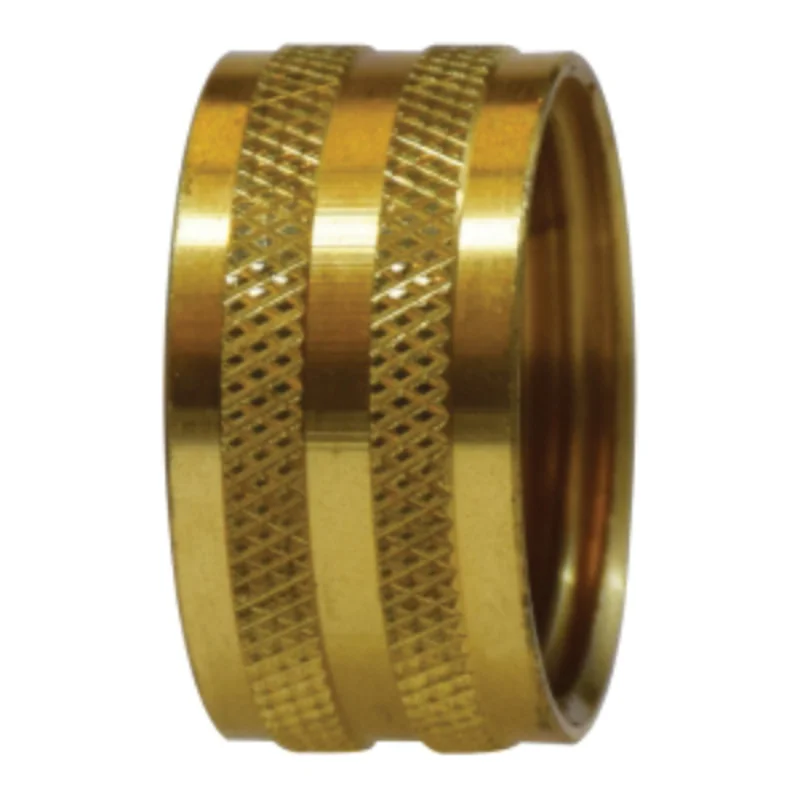 3/4 Inch Brass Knurled Garden Hose Nut 30021