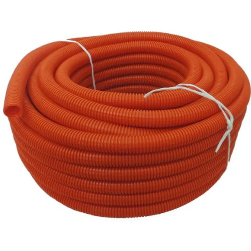 3/4 Inch Flexible NON Split Loom Tubing Orange 100FT