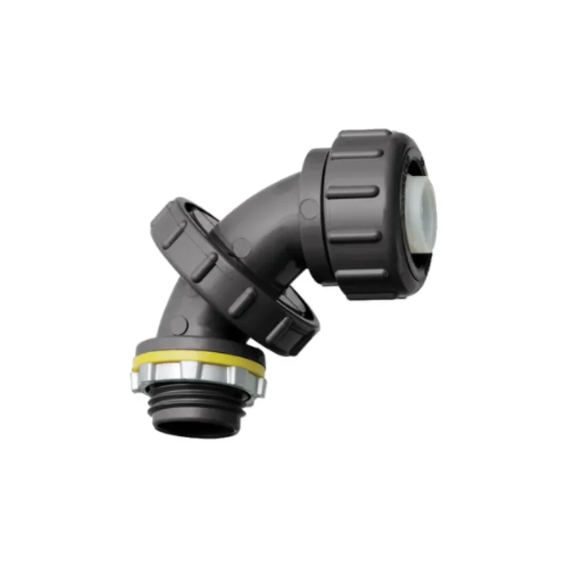 3/4 Inch Non Metallic Screw-In Liquidtight Connector for Flexible Conduit NMLT7590BL