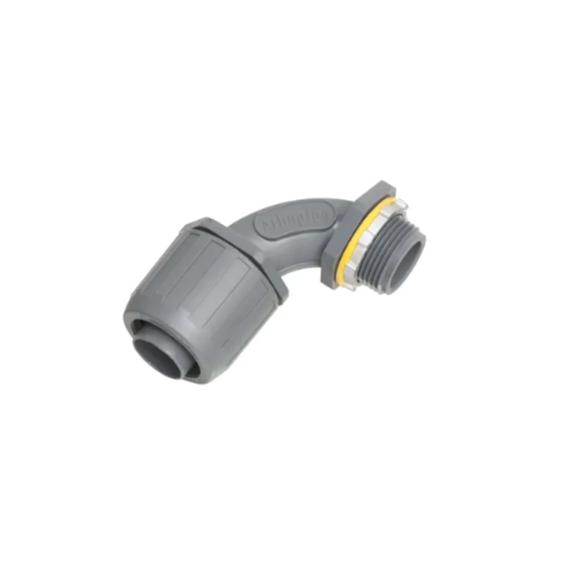 3/4 Inch Snap2IT Push In Non Metallic Liquidtight Conduit Connector UV-Rated Plastic NMLT907